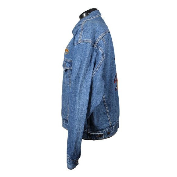 TAYLOR GUITARS Vintage Embroidered Denim Jacket‎ Men’s Size Large Western - Picture 2 of 12